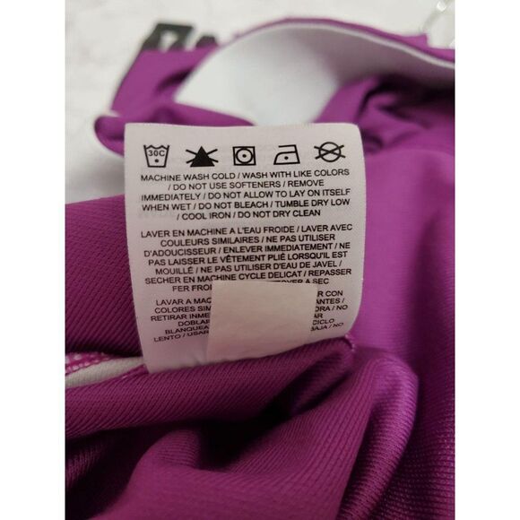 Nike Dri-Fit Drawstring Waist Bright Purple Retro Y2K Athletic Activewear Shorts - Picture 7 of 7